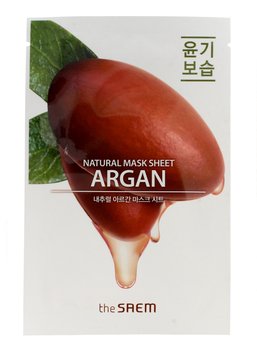 The Saem, Natural Mask Sheet, maska na tkaninie Argan, 21 ml - The Saem