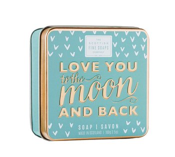 The Scottish Fine Soaps, Love You To The Moon And Back, mydło w puszce, 100 g - The Scottish Fine Soaps