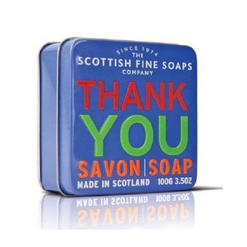 The Scottish Fine Soaps, Thank You, mydło w puszce, 100 g - The Scottish Fine Soaps