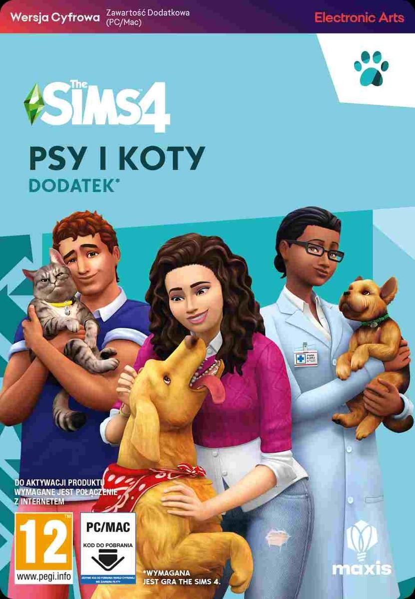 The Sims 4 Psy I Koty Pc Dodatek Kod Electonic Arts Polska Gry I Programy Sklep Empikcom 1944