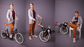 The-Sliders Lite Black gustowny i komfortowy, składany rower, hulajnoga 2w1, EAN 0590987662112 - The Sliders