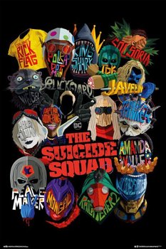 The Suicide Squad Names - plakat 61x91,5 cm - Grupo Erik