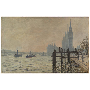 The Thames Below Westminster - Monet 60x90 - Legendarte
