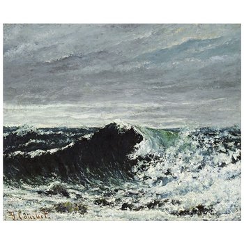 The Wave  Gustave Courbet 50x60 - Legendarte