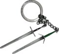The Witcher 3, Brelok z serii Wiedźmin Geralt Two Swords - Cenega