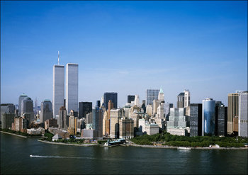The World Trade Center taken a month before 9/11., Carol Highsmith - plakat 30x20 cm - Galeria Plakatu