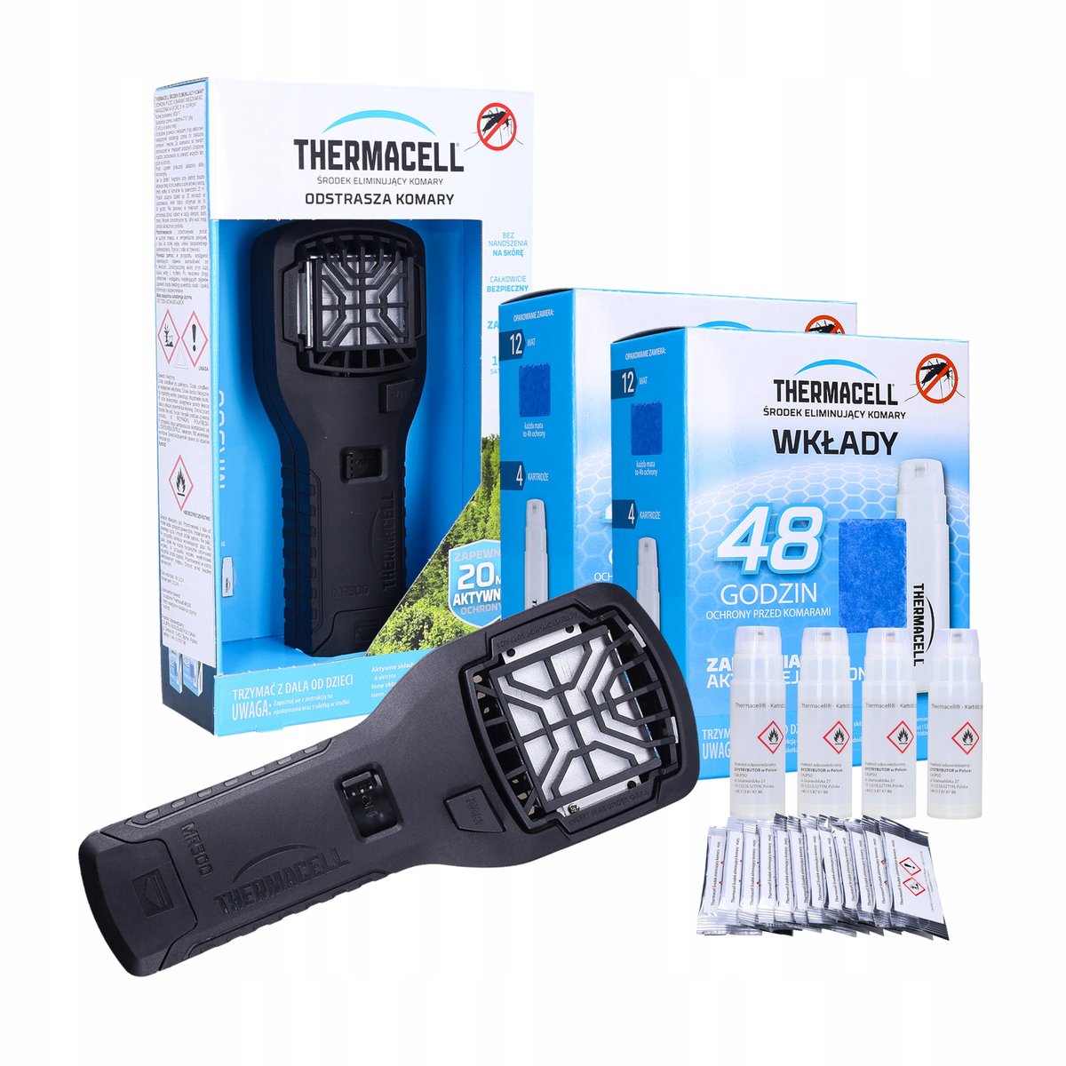 Thermacell Mr300 + Wkłady Uzupełniające 2Szt. 48H THERMACELL Sklep