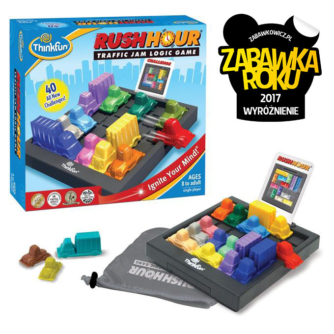 Gra Logiczna Dla 10 Latka Thinkfun, gra logiczna Rush Hour Godziny szczytu - Thinkfun | Sklep