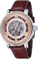 Thomas Earnshaw Longcase Men's Automatic Watch with Silver Dial Analogue Display with Brown Leather Strap ES-0032-03 brak informacji