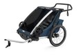 Thule, Chariot Cross 2, Wózek biegowy/Przyczepka rowerowa dla dziecka, Majolica Blue - Thule