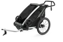 Thule, Chariot Lite 1, Wózek biegowy/Przyczepka rowerowa dla dziecka, Agave-Black
