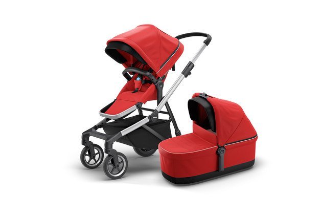 Thule Sleek, Wózek spacerowy z gondolą, Energy Red Thule Sleek, Wózek spacerowy z gondolą, Energy Red