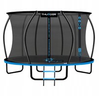 Thunder, Trampolina ogrodowa z siatką wewnętrzną Inside Ultra, 12 ft
