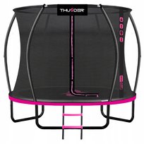 Thunder, Trampolina ogrodowa z siatką wewnętrzną Inside Ultra, 8 ft