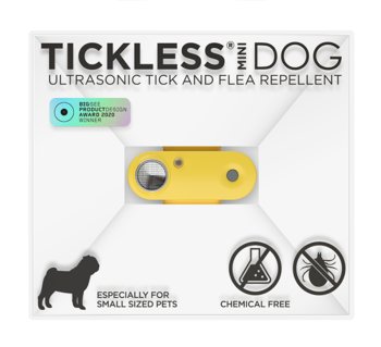 TickLess Pet Mini Marigold - urządzenie chroniące przed kleszczami / odstraszacz kleszczy - TickLess
