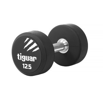 Tiguar, Hantel, czarno-biały, 12,5 kg - tiguar