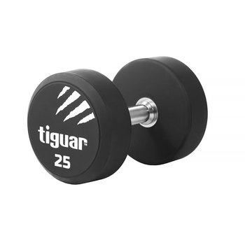 Tiguar, Hantel, czarno-biały, 25 kg - tiguar