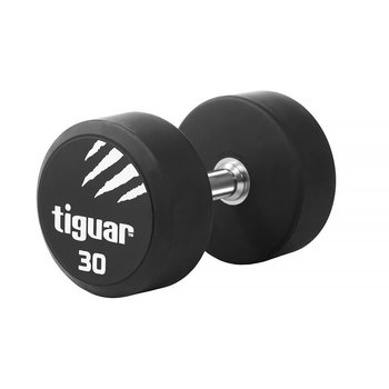 Tiguar, Hantel, czarno-biały, 30 kg - tiguar