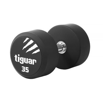 Tiguar, Hantel, czarno-biały, 35 kg - tiguar