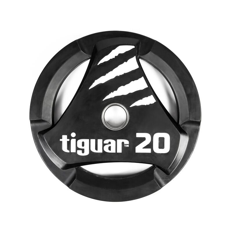 Tiguar, Talerz olimpijski, czarno-biały, 20 kg