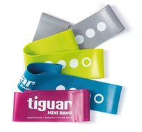 Tiguar, taśmy treningowe, Mini Bands, 50 cm, 4 szt.