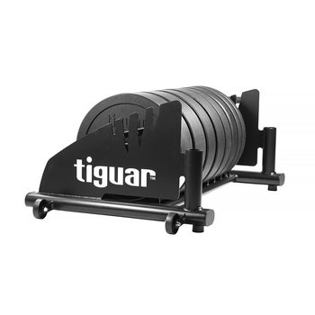 Tiguar, Zestaw talerzy bumpery, czarny, 5-20 kg - tiguar