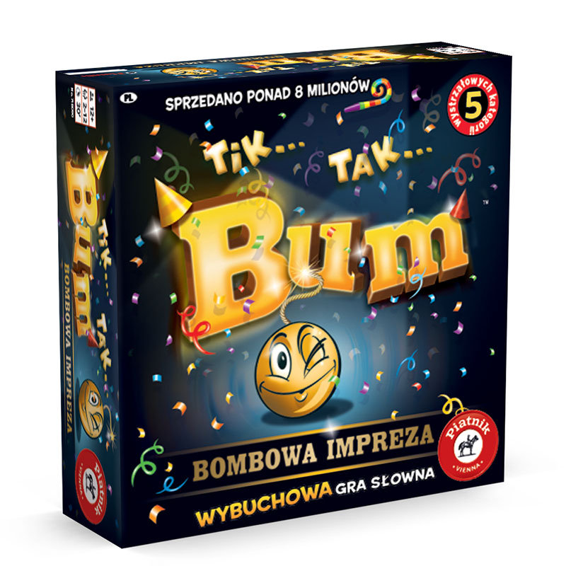 Tik Tak Bum Wybuchowa Impreza, gra towarzyska, Piatnik