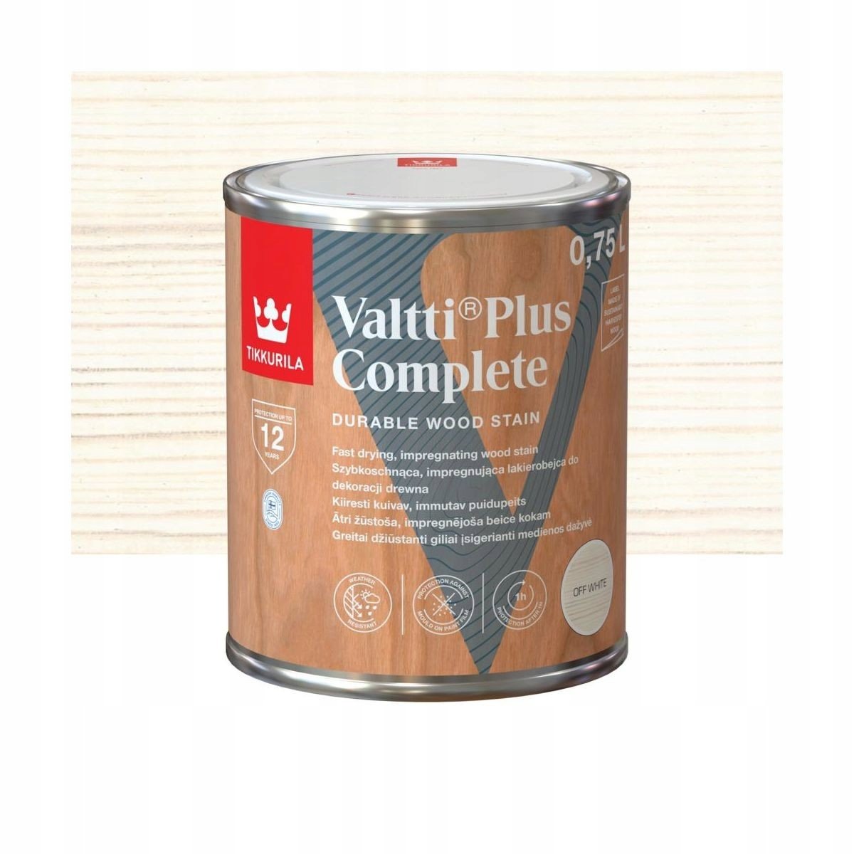 TIKKURILA VALTTI PLUS COMPLETE 0,75L OFF WHITE - Tikkurila | Sklep ...