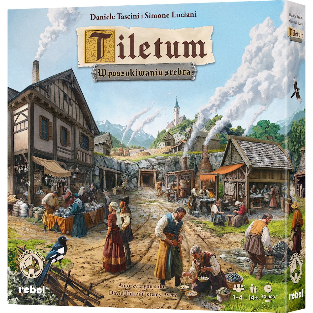 Tiletum: W poszukiwaniu srebra, gra planszowa, Rebel
