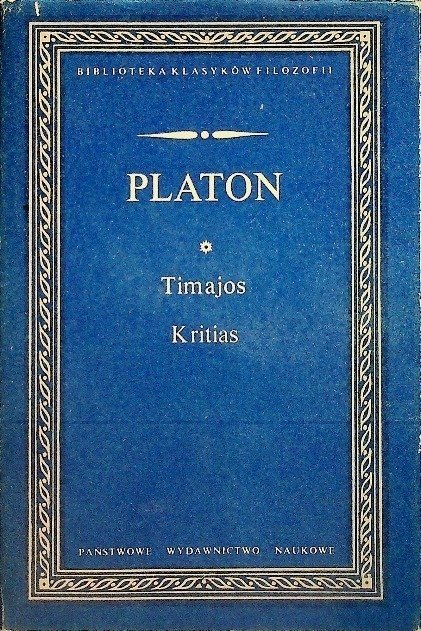 Timajos Kritias - Platon | Książka w Empik