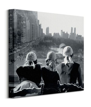 Time Life Girls Wearing Bandanas Central Park - Obraz Na Płótnie - Art Group