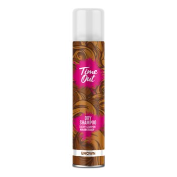 Time Out suchy szampon koloryzujący, Brown, 200 ml - Time Out