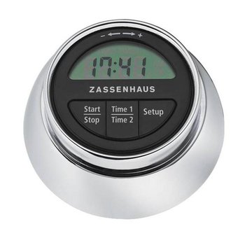 Timer elektroniczny Speed ZASSENHAUS, srebrny, 3x7 cm - Zassenhaus
