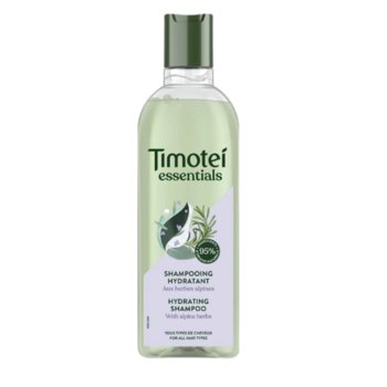 Timotei Essentials Nawilżający Szampon do Mycia Włosów z Alpejskimi Ziołami 400ml - Timotei