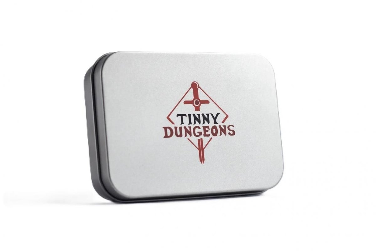 Tinny Dungeons. Podróżne Mini RPG w puszce PL, gra planszowa