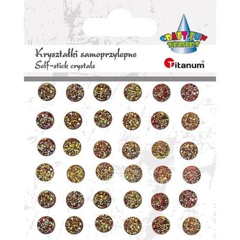 Titanium, kryształki samoprzylepne, niebiesko-złote mix., 35 szt. - TITANIUM