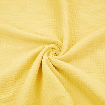 Tkanina Muślin double gauze kremowy żółty (Double Cream) - ANTEX
