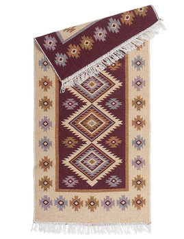 Tkany dywan kilim dwustronny Śliwka, 60x120 cm - MD