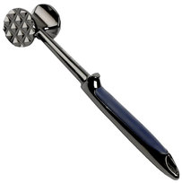 Tłuczek Do Mięsa Ciężki Metalowy Młotek Czarno-Niebieski Solidny 23 Cm Inna marka