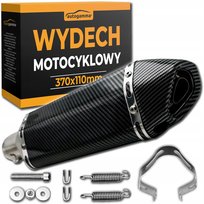 Tłumik Wydech Motocyklowy Sportowy Basowy DB Killer Carbon Uniwersalny 37CM Auto Gamma