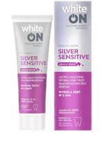 To��pa White On Pasta Wybielaj��ca Do Z��b��w Silver Sensitive 75 Ml