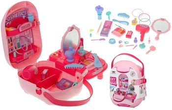Toaletka Dla Dzieci Świecąca + Zabawkowe Akcesoria Kosmetyczne Zabawkowa Toaletki Zabawki Dla Dziewczynki - PakaNiemowlaka