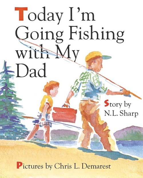 Went Fishing with his dad. My dad and i went Fishing. My dad in for Fishing. Go Fishing with the dad picture. I like going fishing