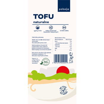 Tofu Naturalne 1200 G Polsoja - M&C