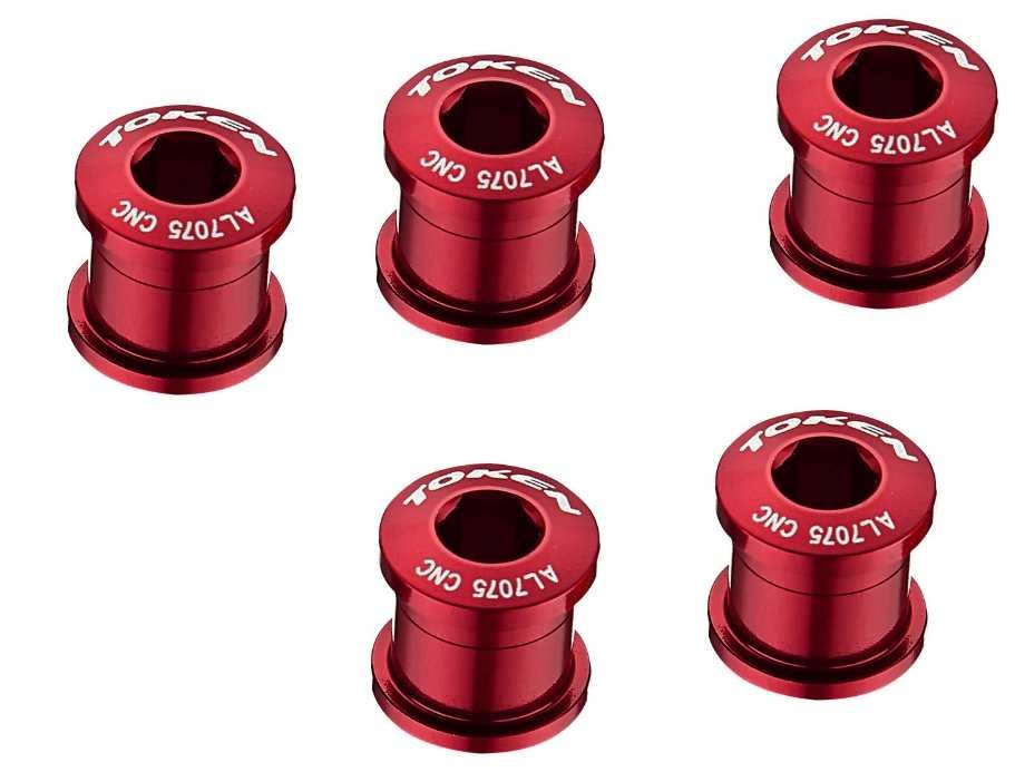 Bulloni Pedivella TOKEN AL-K083 Al 7075 Per Shimano – Verde Anodizzato (C62)