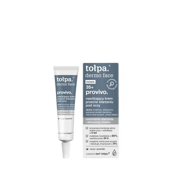 tołpa, dermo face provivo 35+, nawilżający krem przeciw starzeniu pod oczy, 10 ml - tołpa
