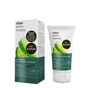 tołpa, green energia, nawilżający krem-sorbet orzeźwiający, 50 ml - tołpa