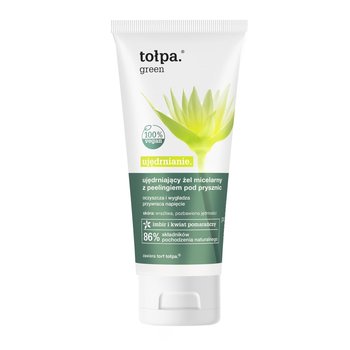 Tołpa, green ujędrnianie, ujędrniający żel micelarny z peelingiem pod prysznic, 200 ml - Tołpa