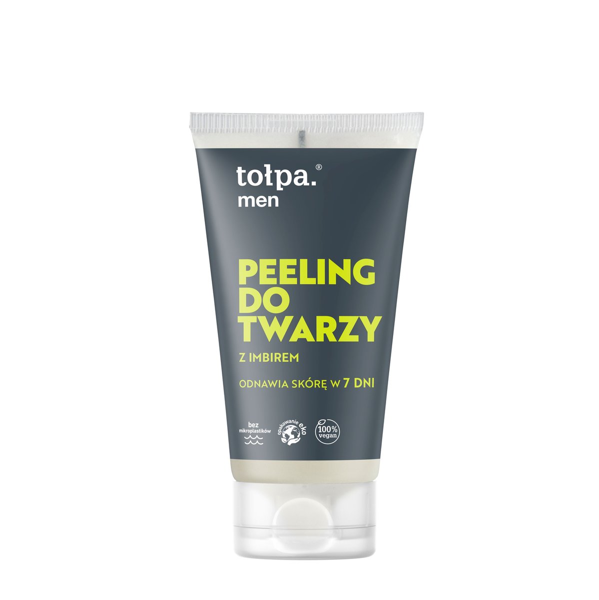 Tołpa, men, peeling do twarzy z imbirem, 150 ml