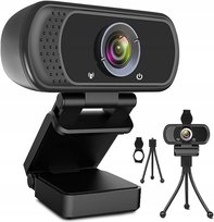 ToLuLu Kamera internetowa USB Full HD panoramiczna 110 stopni z mikrofonem